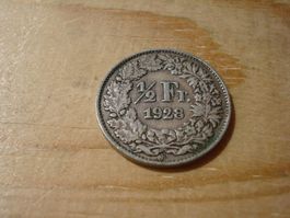 (D2) 1/2 Franken 1928