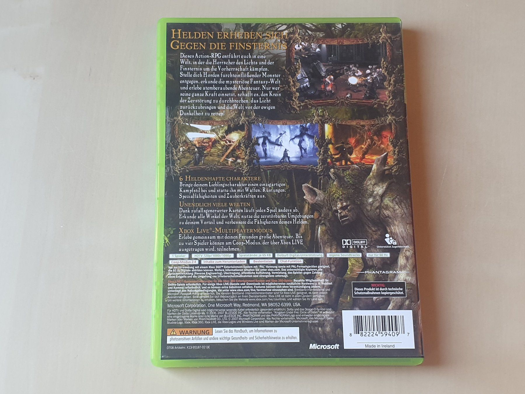 Microsoft Giochi: Kingdom under Fire Circle of Doom – Usato da Stansstad venduto da collectorsshop 1