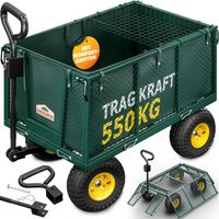 Bollerwagen 550kg Belastbar Klappbar Stabil Herausnehmbare