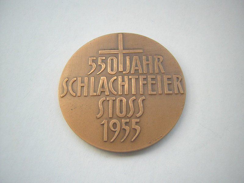 Schlachtfeier Stoss, 1955, 550 Jahre, Bronce (Gebraucht) in St. Gallen ...