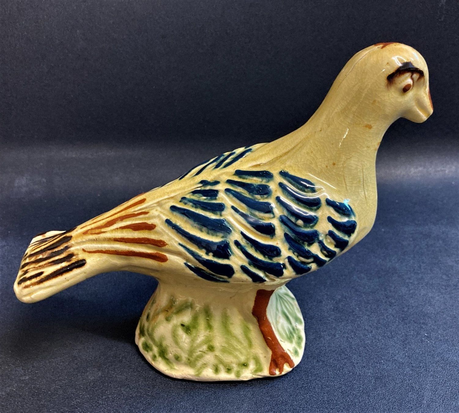 Figuren: Taube Figur Keramik handgemalt Tontaube – Gebraucht aus Wangen b. Olten von Buntgemischt 1