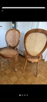 Zwei Stühle Holz mit Wiener Geflecht guter Zustand