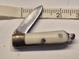 Taschenmesser Miniature Metall Antik Messer Rarität