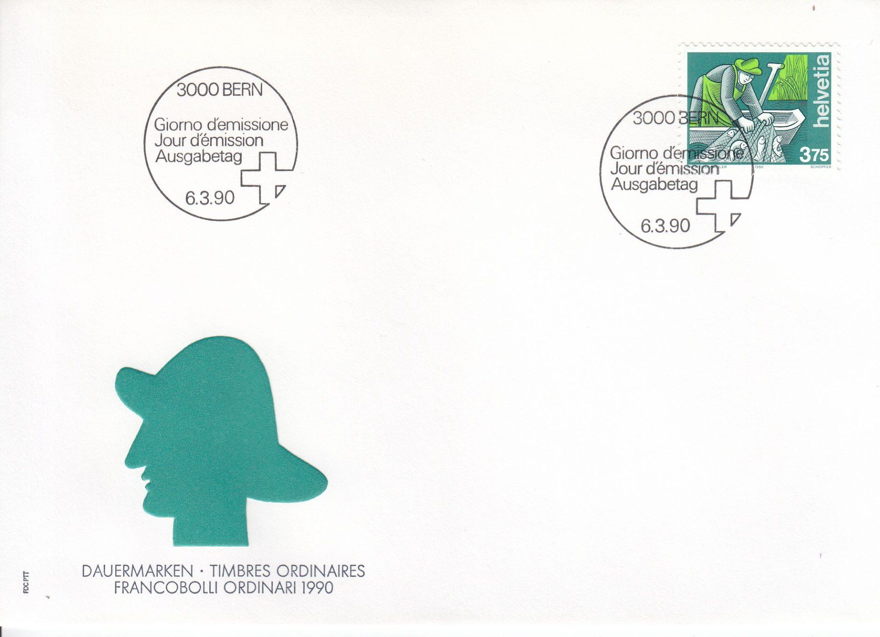 Tutti i francobolli: 1990 783 Mensch und Beruf FDC – Usato da Spreitenbach venduto da Mustang_1105