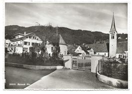 Berneck (SG) Rheintal - Dorfpartie mit Kirche - Gross - 1947