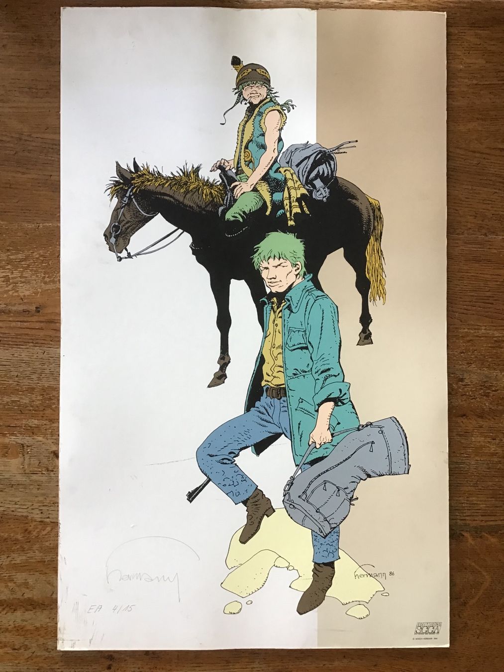 Fumetti: Sérigraphie hors-commerce Jérémiah/Hermann – Usato da Fully venduto da Ruby97