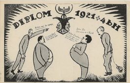 Studentica, Diplom-Karte 1921