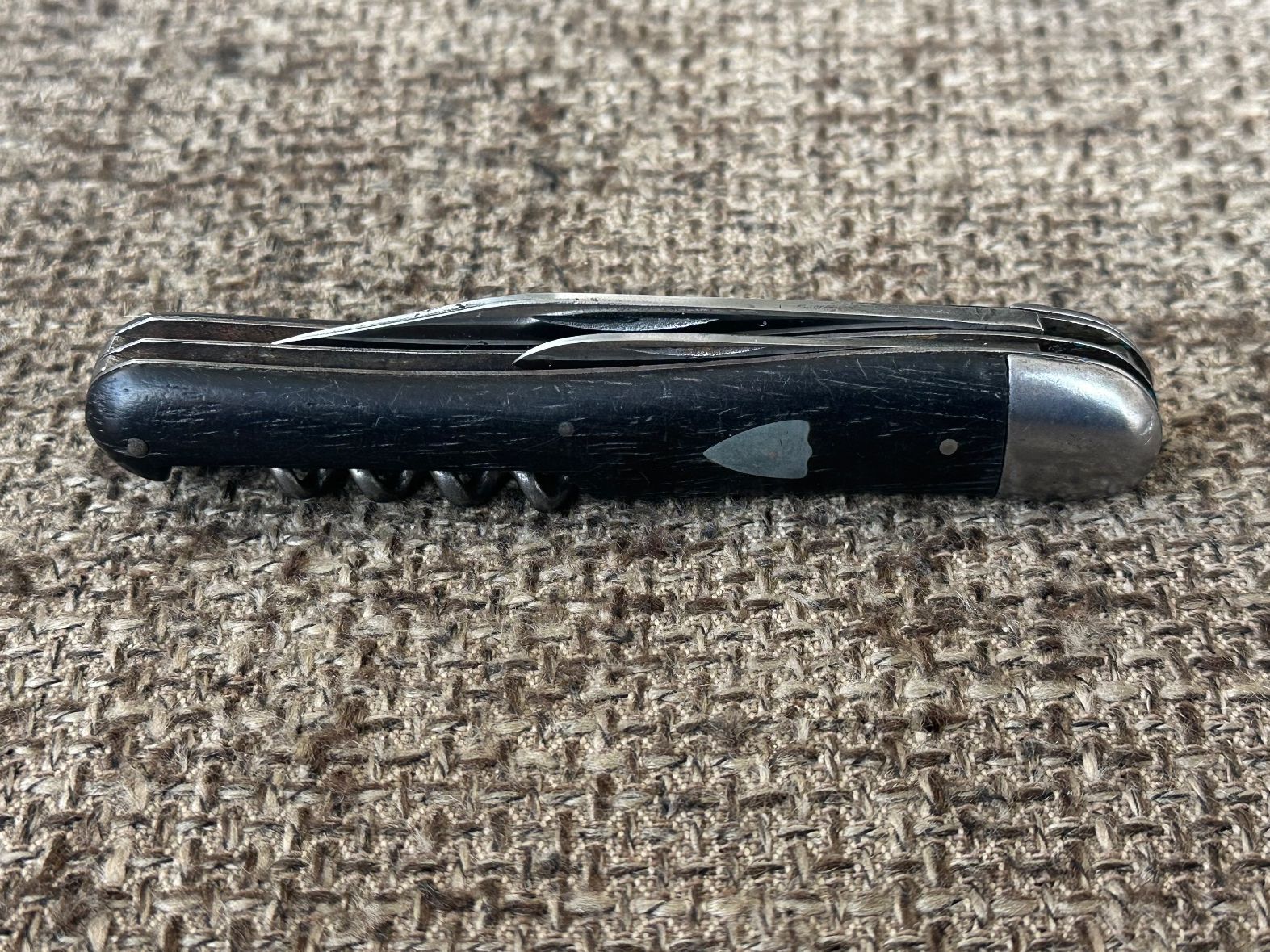 Taschenmesser: Antikes Klappmesser Ebenholz RAR – Gebraucht aus Dübendorf von lan1808