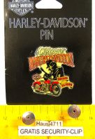 HD 2NÄGEL-PIN HARLEY-DAVIDSON "CHICAGO ILLINOIS" GLASIERT