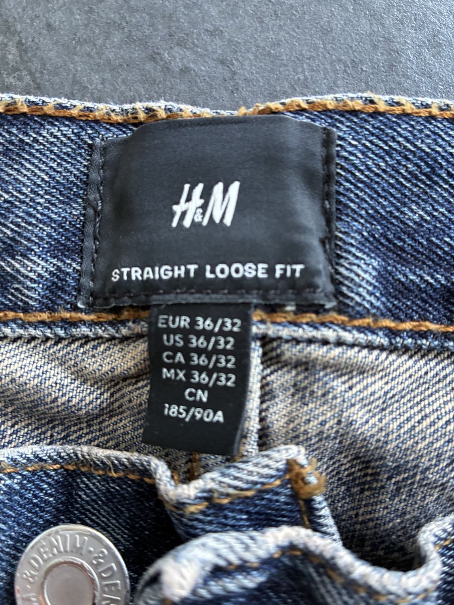 H&M Jeans: Blau-graue Jeans Baggy - H&M – Usato da Zwingen venduto da RamonGilgen 1