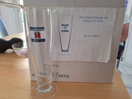 12 Feldchlössli Original Stange 3dl,  Ritzenhoff Cristal RC