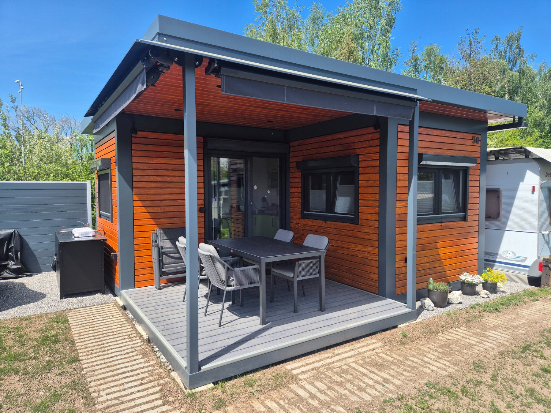 Conteneurs de construction: Gartenhaus, Tiny house, Container, Wohnmodul, Wohncontainer – Neuf (Voir description) à Galgenen par contdeluxe