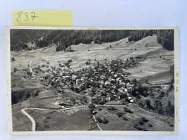 alte Ansichtskarte Bruson Wallis Luftaufnahme, 1961