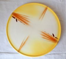 ART DECO  Tortenplatte, Bauhaus, Spritzdekor