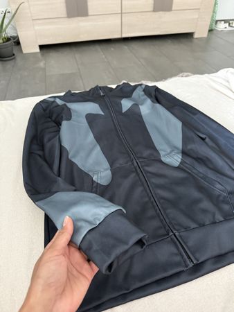 Kapuzenjacke Schwarz Grau Grösse M, Neu
