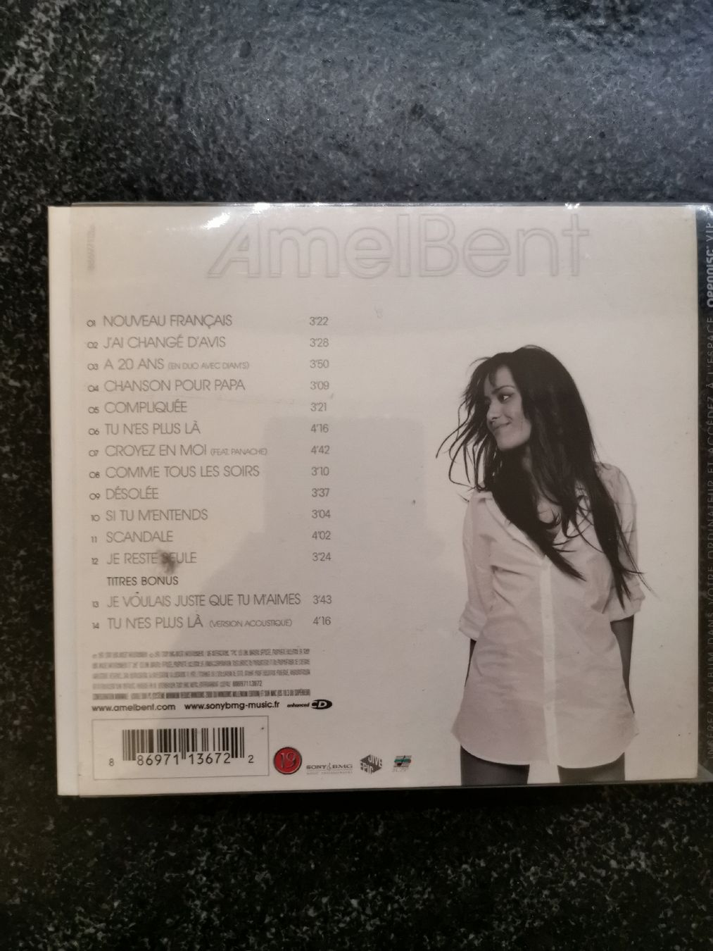 CDs: AMEL BENT A 20 ANS – Gebraucht aus Genève von abba74 1