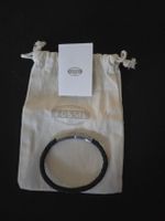 Fossil Armband Leder schwarz mit Zertifikat neuwertig