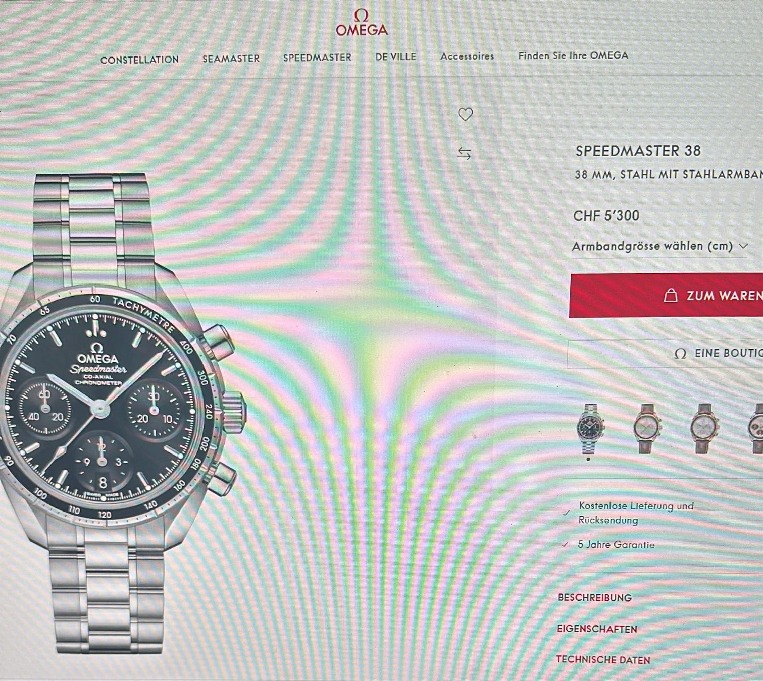 Omega Orologi: Omega Speedmaster 38mm 2021 Full Set – Usato da Widnau venduto da Coldxice 6