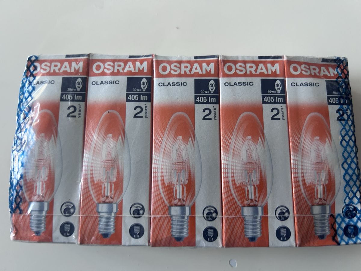 Osram Lampade: OSRAM Halogenlampe Classic E14 30W – Nuovo e nell'imballaggio originale da Zürich venduto da Hossi66 1