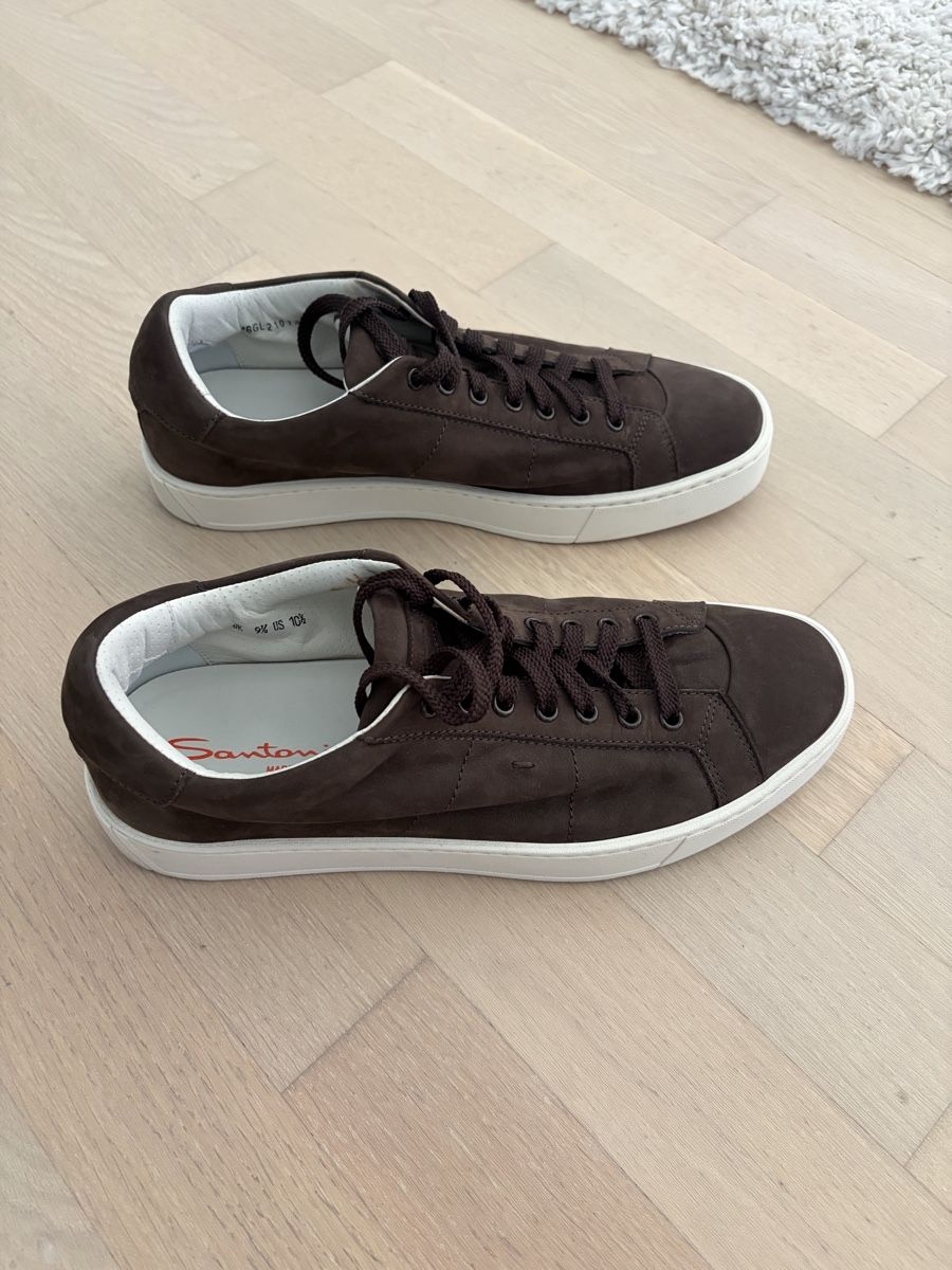 Santoni Scarpe da uomo: Santoni Sneaker aus Leder – Usato da Davos venduto da Phibo 2