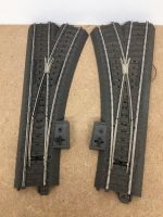 1 Paar Märklin H0 C-Gleis Weiche li/re  mit Antrieb Decoder