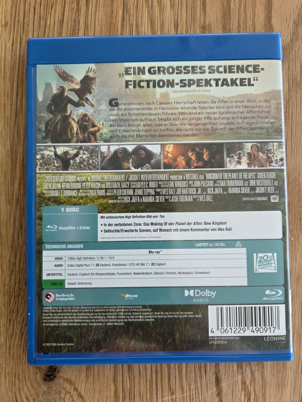 Tous les DVDs: Planet der Affen New Kingdom Blu-Ray – D'occasion à Niederhelfenschwil par George27 1