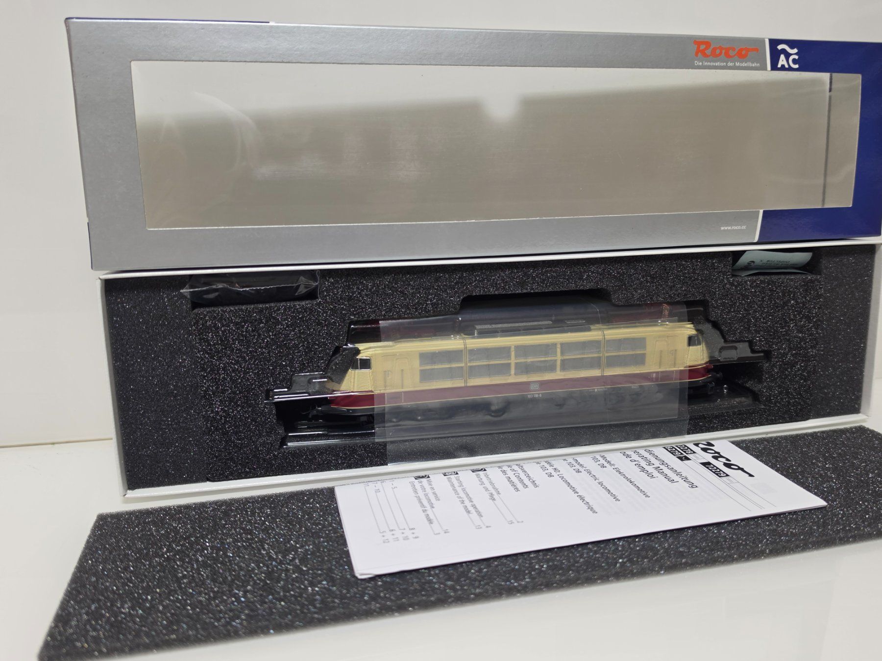 Roco Modellini di ferrovie: Roco 78279 DB BR 103 AC Sound – Nuovo e nell'imballaggio originale da Neuenhof venduto da ludovicco