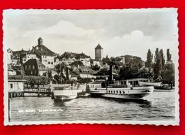 AK MURTEN MORAT HAFEN DAMPFSCHIFF YVERDON NEUCHATEL FRIBOURG