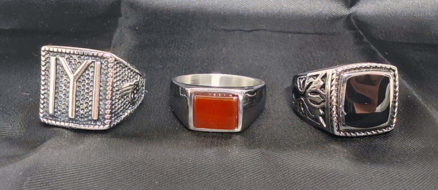 Altri gioielli: 3 Edelstahl Ringe (Schmuck) – Nuovo e nell'imballaggio originale da Fislisbach venduto da GenerousClub