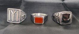 3 Edelstahl Ringe (Schmuck)