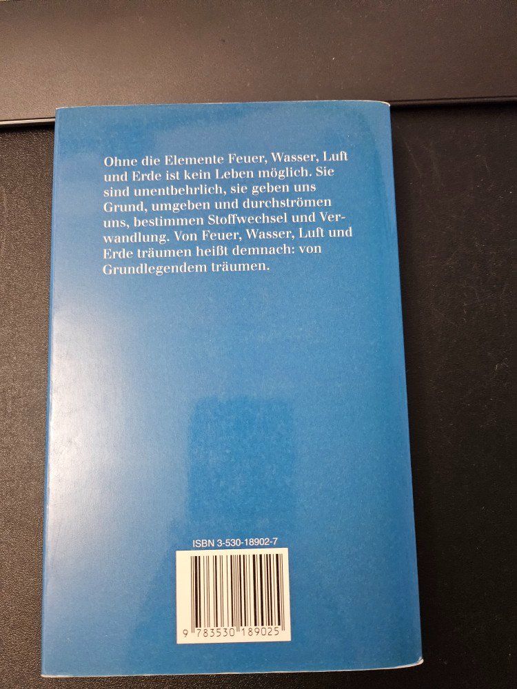 Bücher: Die vier Elemente im Traum – Gebraucht aus Volketswil von Walest 1