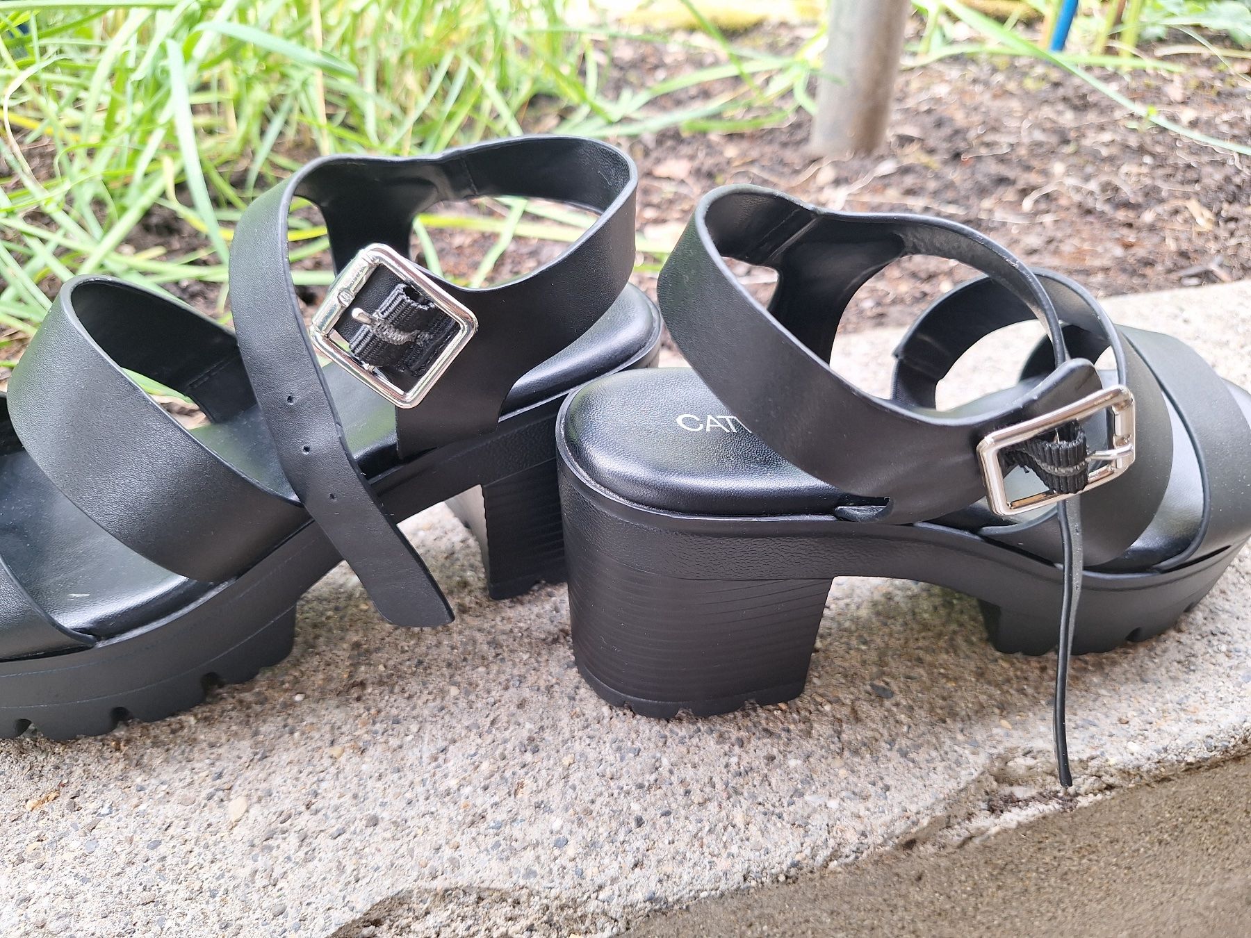 Chaussures femmes: Shwarze Plateau Sandalen – D'occasion à Teufenthal AG par boebe071 8