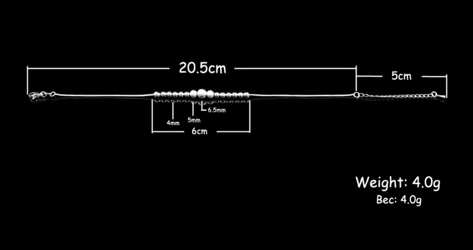 Catenine: Fusskette 925 Sterling Silber(NEU) – Nuovo (secondo la descrizione) da Zürich venduto da Edelshop 3