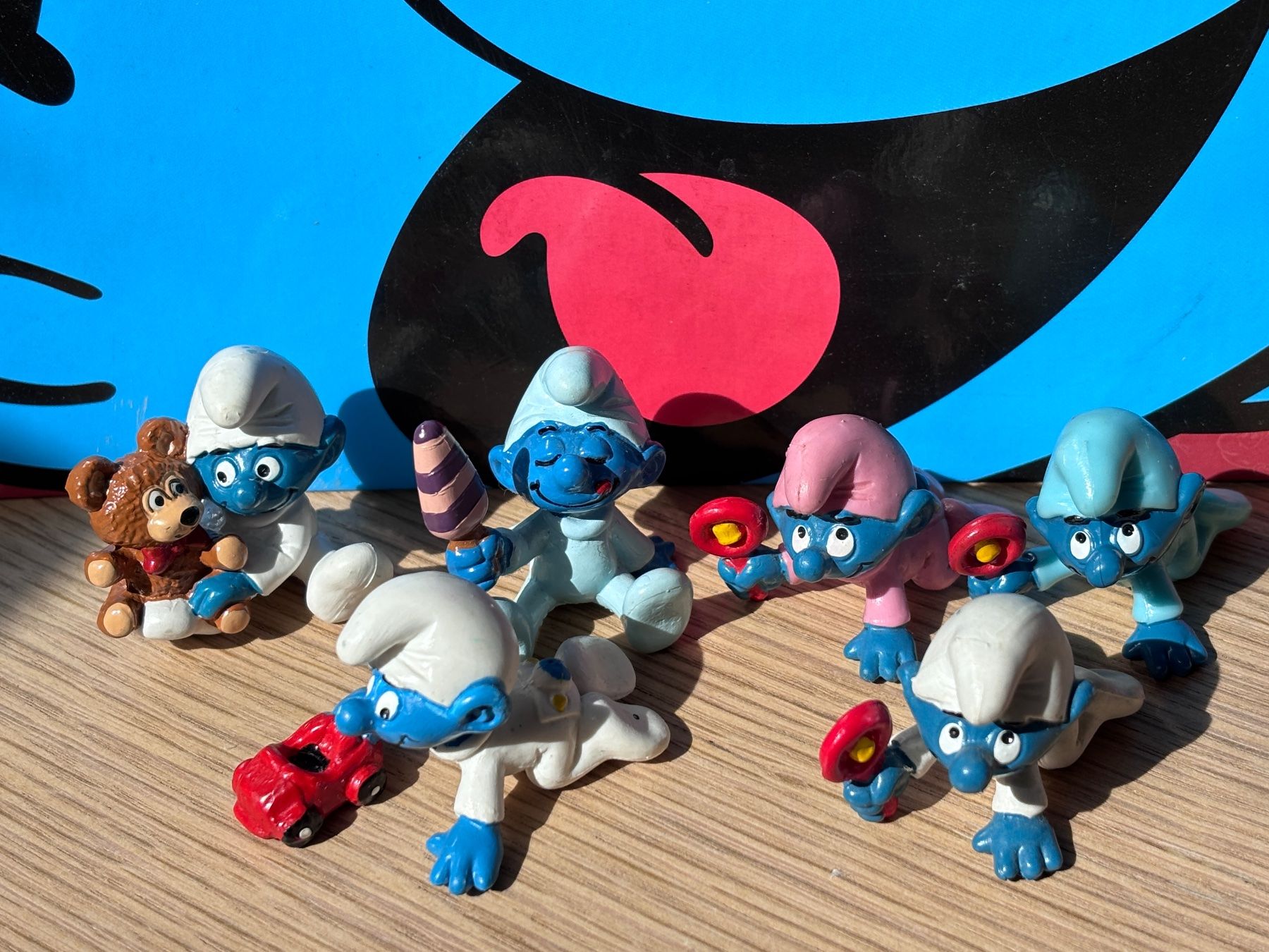 Schleich Statuette: Baby-Schlümpfe - 6 Stück – Usato da Lyss venduto da Duckszone