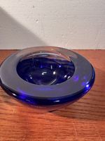 Rare: Vases Kosta Boda bleu cobalt Suède -Vintage- 