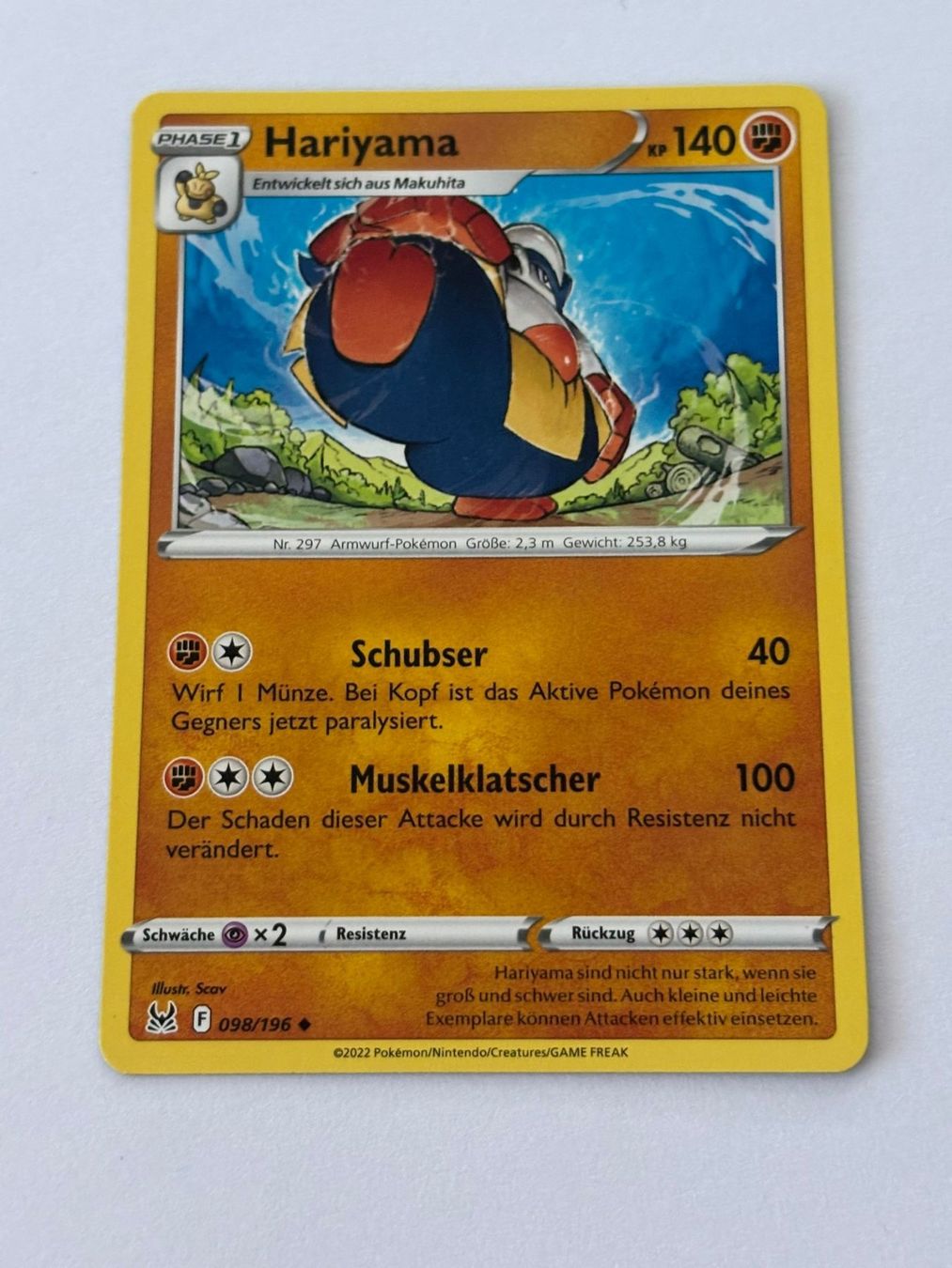 Pokémon Sammelbilder & Trading cards: Hariyama 098/196 – Gebraucht aus Herisau von Seyashop_2