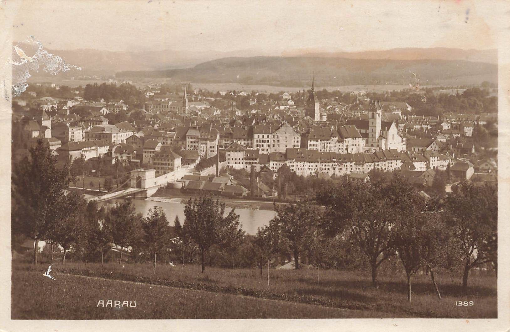 Cartoline postali: Aarau – Usato da Biasca venduto da Blenio71