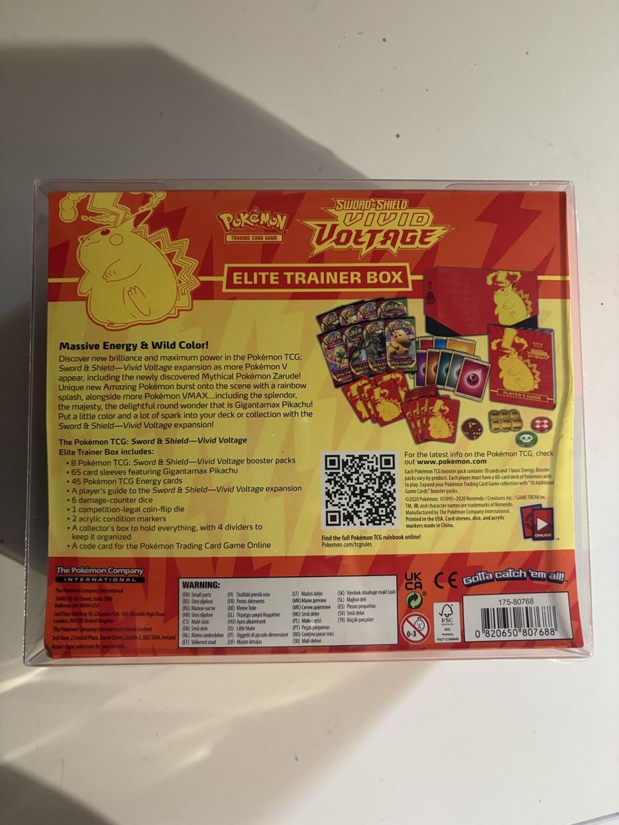 Pokémon Carte collezionabili: Pokémon - ETB Vivid Voltage EN – Nuovo e nell'imballaggio originale da Bottens venduto da 100limites 1
