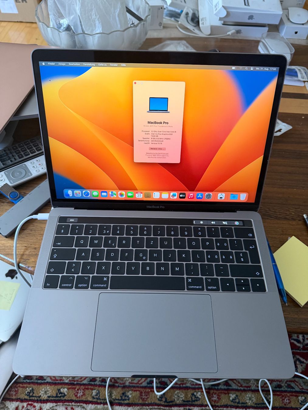 Apple Portables: Macbook pro 13 2017 – D'occasion à Schattdorf par Kofi57