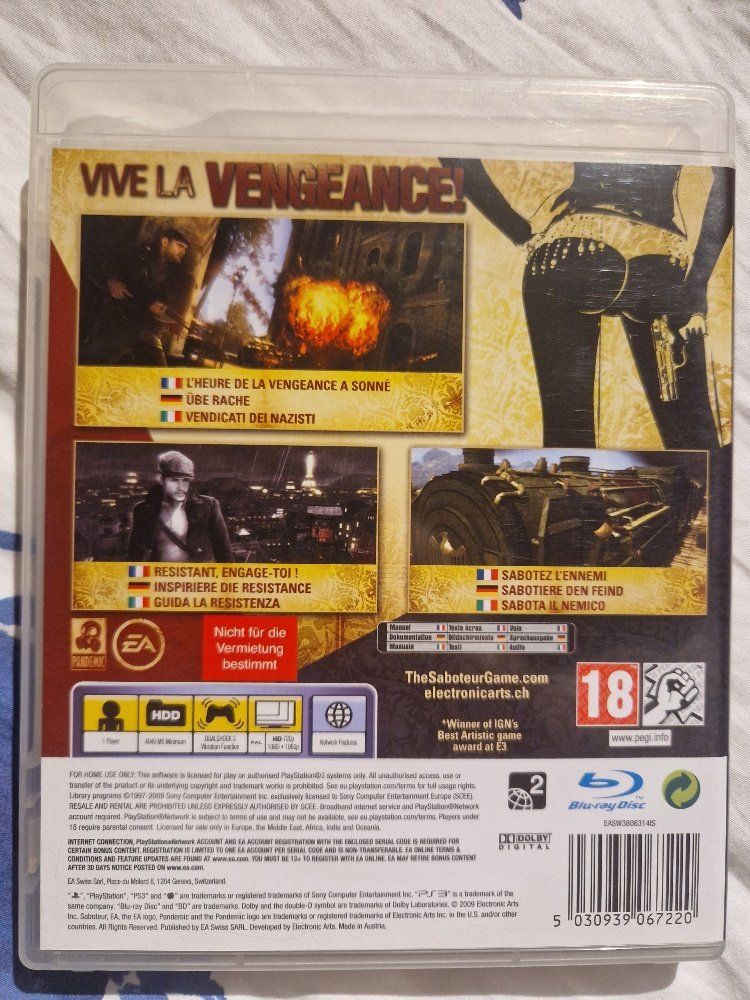 Giochi: The Saboteur - Vergriffen! – Usato da Brittnau venduto da Zibu 1