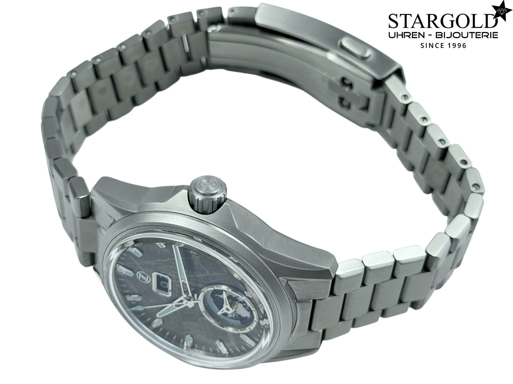 Orologi: Zelo Spearfish Dual Time TI "Meteorite" – Usato da Zürich venduto da Stargold-Uhren 5