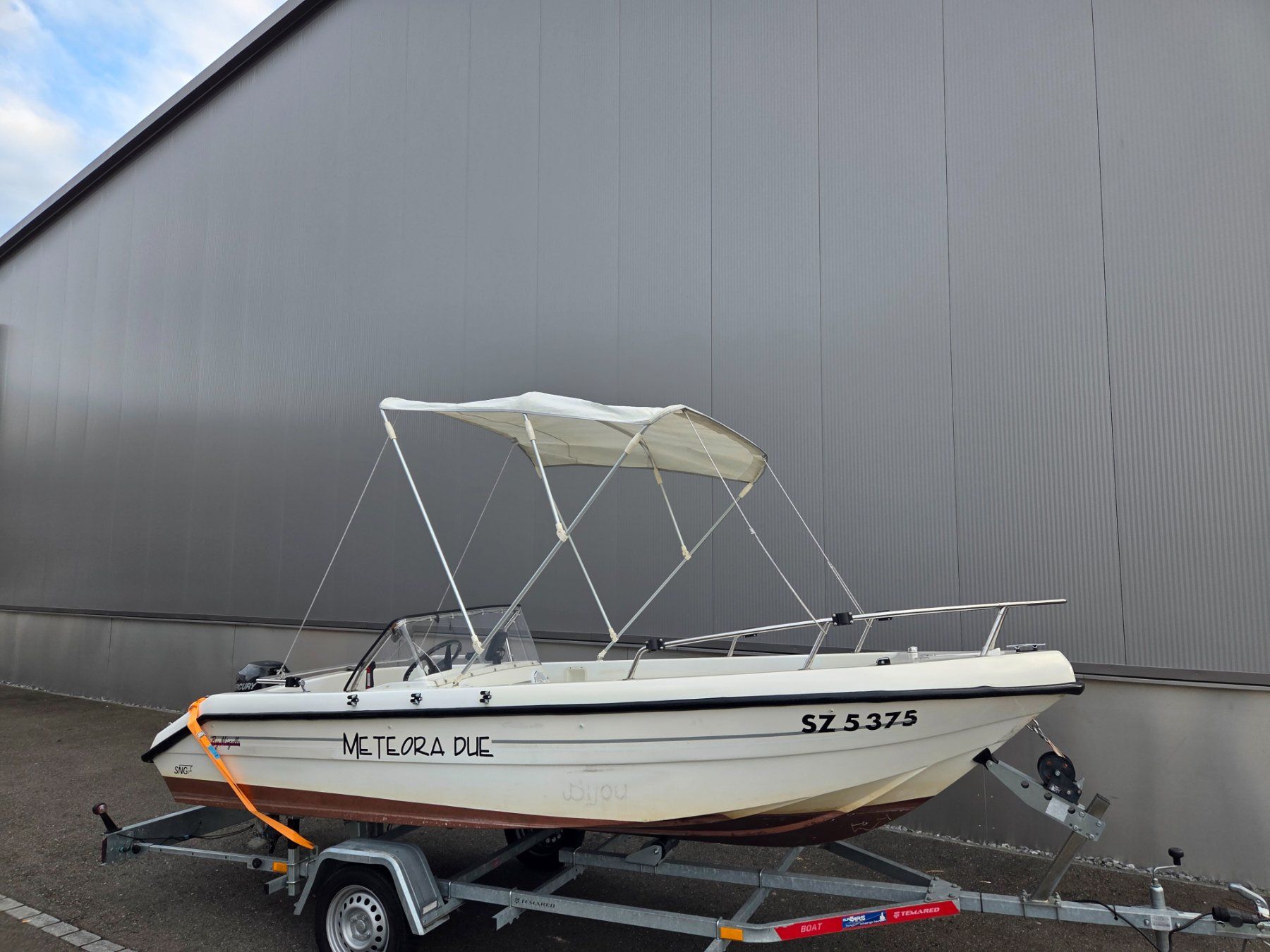 Boote: Motorboot Mingolla Meteo Due inkl. Trailer – Gebraucht aus Wangen Sz von RB1585 5
