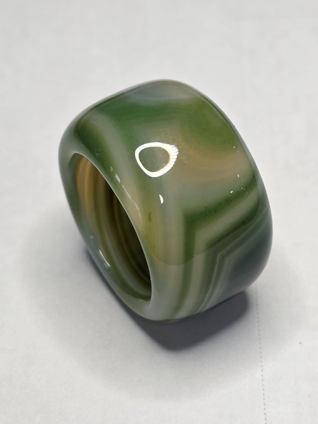 Ringe: Grüner Jadeachat Fullstone Ring – Neu (gemäss Beschreibung) aus Zürich von benedikt12 4