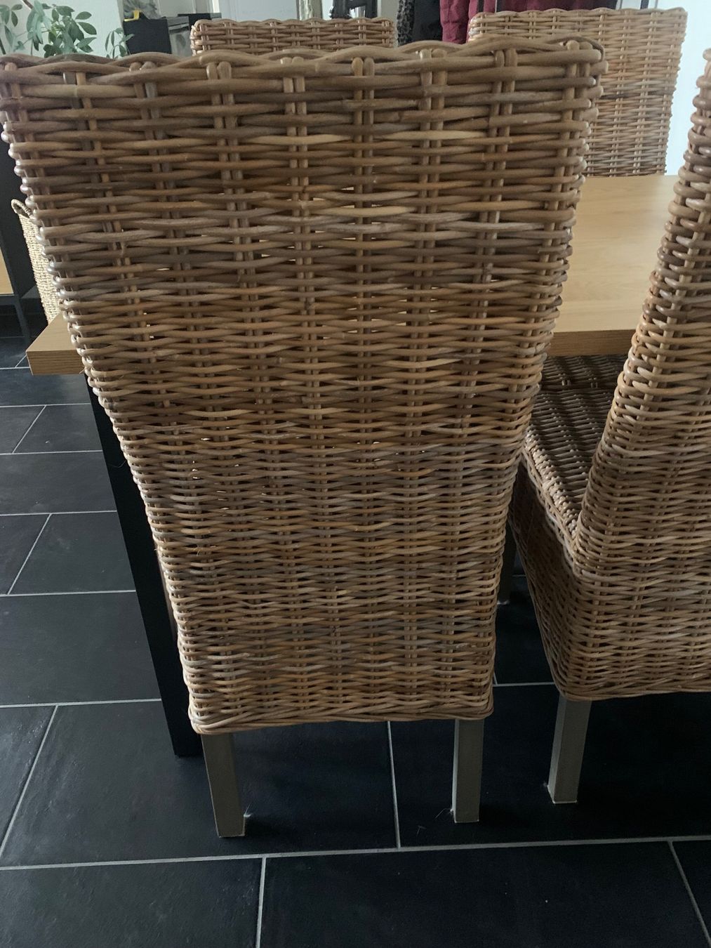 Sedie: 4Stk. Rattan-Esszimmerstühle – Usato da Niedergösgen venduto da Blooms89 1