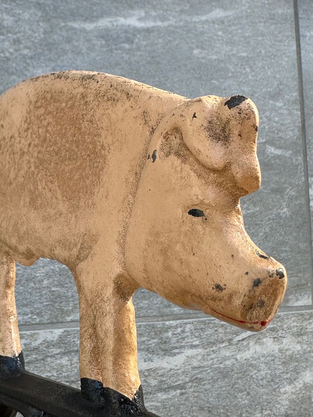Glocken & Treicheln: Türglocke / Wandglocke mit Schwein – Neu (gemäss Beschreibung) aus Obstalden von Porco13 7