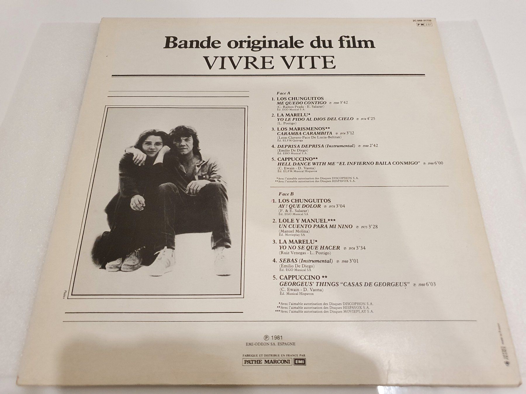 Dischi in vinile: Bande Originale Du Film "Vivre Vite" – Usato da Uster venduto da Vinyl-Leidenschaft 1