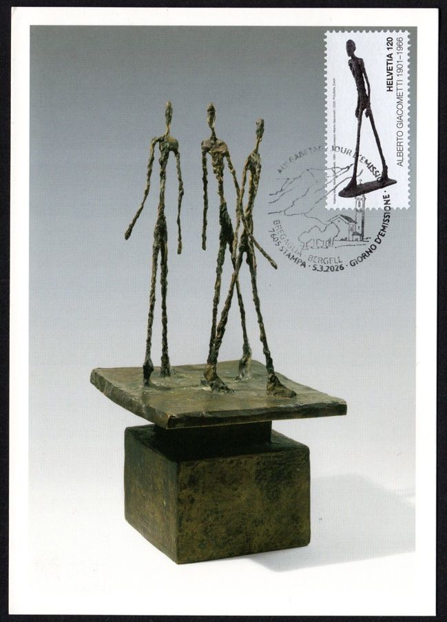 Tutti i francobolli: Maximumkarte Alberto Giacometti – Nuovo (secondo la descrizione) da Dottikon venduto da haeusibuh5
