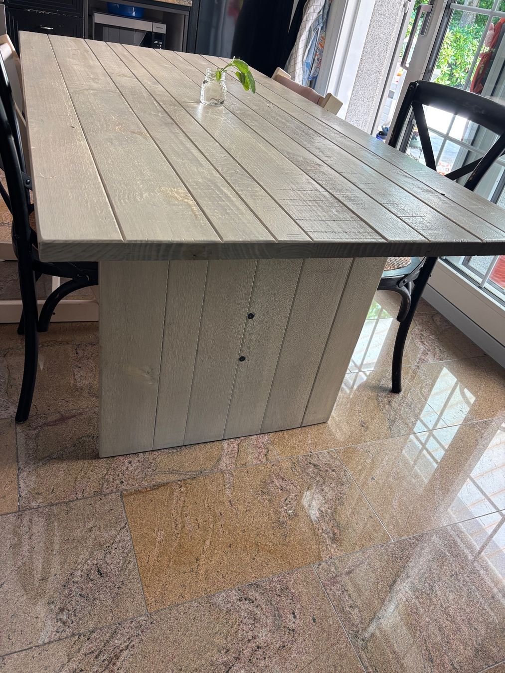 Tische: Holztisch 90x180 – Gebraucht aus Kastanienbaum von vali031