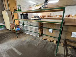 012 Regal ohne Inhalt B=256cm T=66cm H=171cm aus Liquidation