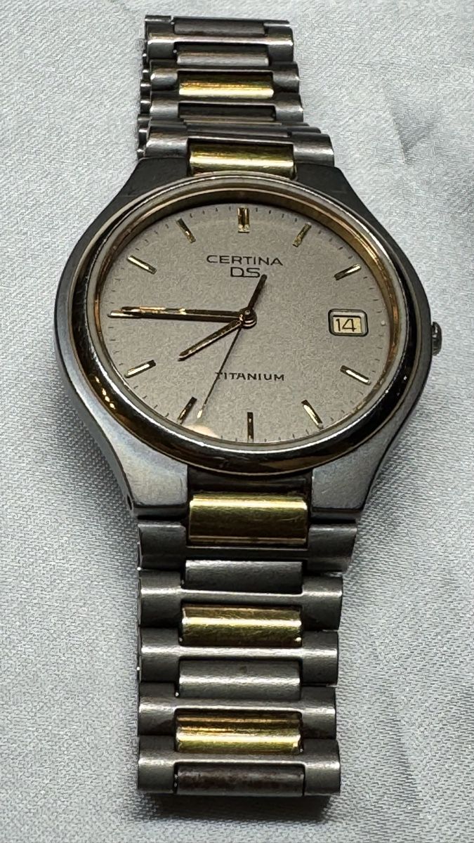 Certina Orologi: Vintage Certina DS Titanium Bicolor – Usato da Untersiggenthal venduto da TimeandShine